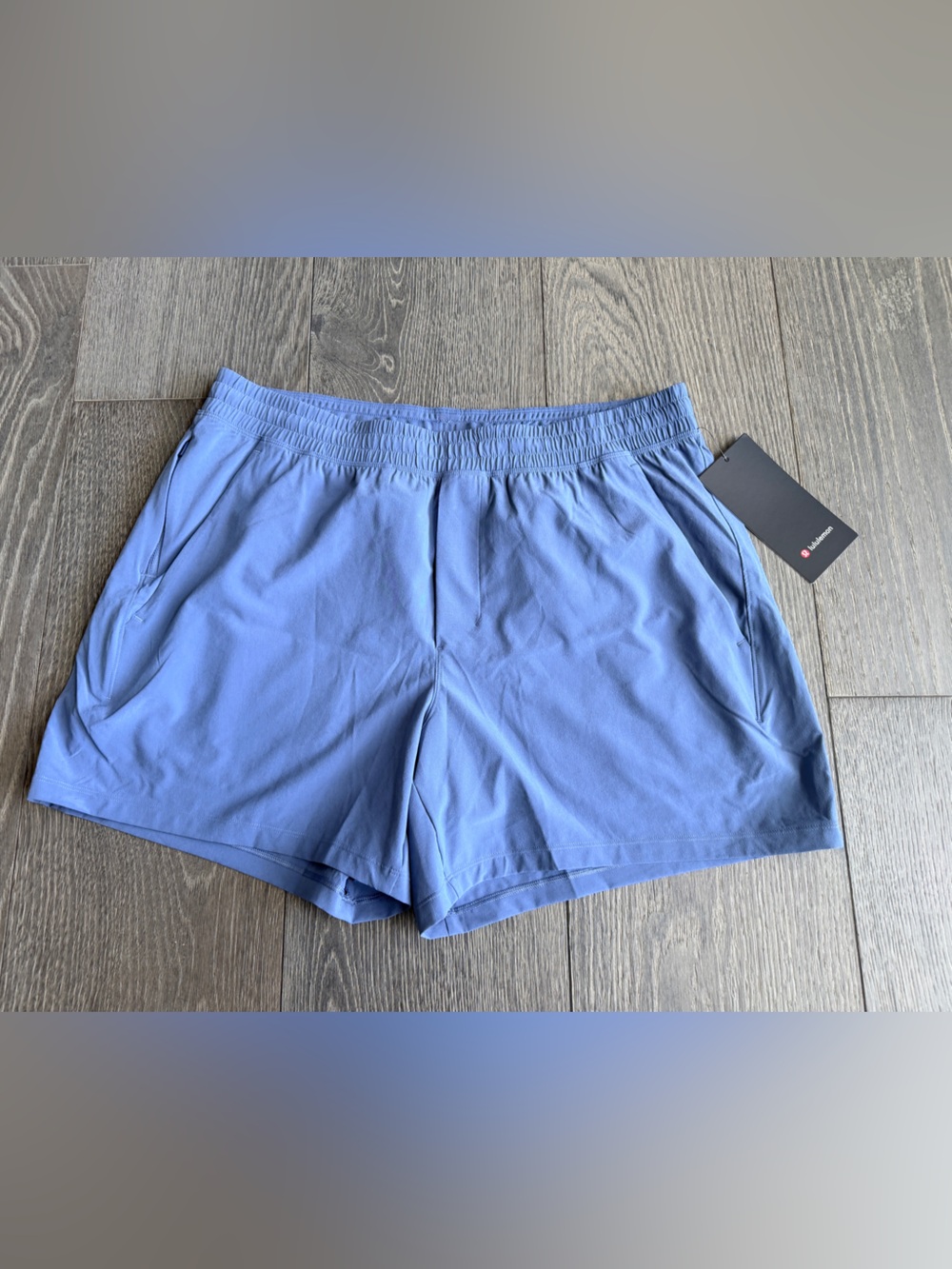 Lululemon Pace Breaker Short 5" *Linerless *LL in Washed Denim Size XL